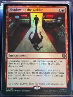 Shadow of the Goblin SPM 87 Magic MTG R FOIL NM - Image 1