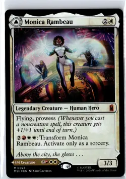 Monica Rambeau 23 Mythic Marvel Super Heroes Magic: The Gathering Foil Near Mint - Image 1