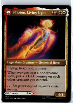 Monica Rambeau 23 Mythic Marvel Super Heroes Magic: The Gathering Foil Near Mint - Image 2