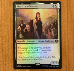 Mary Jane Watson [Prerelease] R 0134, NM Foil Promo, MTG Spider-Man Marvel SPM - Image 1