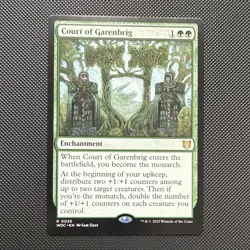 MTG Court of Garenbrig Commander Wilds of Eldraine Rare Regular English 25 2023 - Image 1