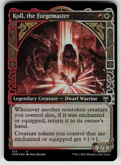 Koll, the Forgemaster (Showcase) 325 Kaldheim Magic: The Gathering Foil NM - Image 1