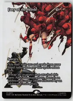 Fury of the Horde (Borderless) MAR 71 NM - Image 1