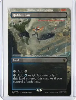Hidden Lair 383 MTG NM - Marvel Super Heroes *NON-FOIL* - Image 1