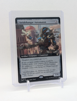 MTG - Stridehangar Automaton - Extended Art Rare #35 - Commander: Aetherdrift NM - Image 1