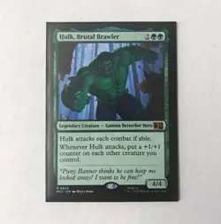Wizards of the Coast MTG Hulk, Brutal Brawler 0833 Mythic Green English 4/4 - Image 1