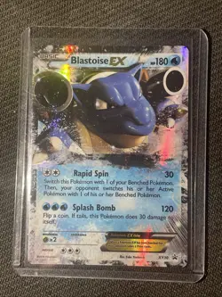 Blastoise EX Pokemon Trading Card - XY Promo Holo Rare - Image 1