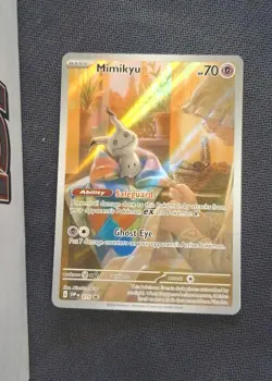 Mimikyu Pokemon SV: Scarlet & Violet Promo Cards SVP #75 Holo Near Mint - Image 1