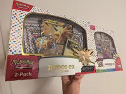 Pokemon TCG Scarlet & Violet 151 Zapdos EX & Alakazam EX 2-Pack Costco NEW - Image 1