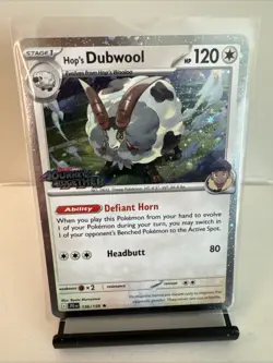 Pokemon Journey Together Hop’s Dubwool 136/159 BEST BUY PROMO EXCLUSIVE - Image 1