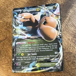 The Pokemon Company Pokemon TCG Dragonite EX Holo Ultra Rare 74/111 EN 180HP - Image 1