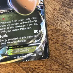 The Pokemon Company Pokemon TCG Dragonite EX Holo Ultra Rare 74/111 EN 180HP - Image 3