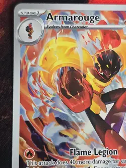 Pokemon TCG Armarouge Pitch Black Illustration Rare 86/84 NM - Image 5