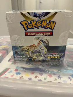 Pokemon TCG Brilliant Stars Booster Box Factory Sealed 820650829963 - Image 1