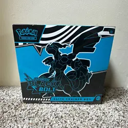 Pokemon TCG Scarlet & Violet Black Bolt Elite Trainer Box 1 Box 6+ - Image 1