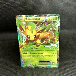 Leafeon EX 10/83 Ultra Rare XY Generations Holo Pokemon Card 2016 - Image 2
