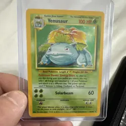 Wizards of the Coast Venusaur 15/102 Base Set Holo Rare EN 100 HP Stage 2 1999 - Image 1