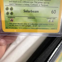 Wizards of the Coast Venusaur 15/102 Base Set Holo Rare EN 100 HP Stage 2 1999 - Image 2