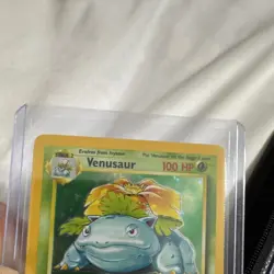 Wizards of the Coast Venusaur 15/102 Base Set Holo Rare EN 100 HP Stage 2 1999 - Image 3