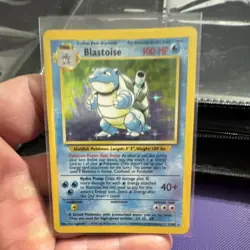 Wizards of the Coast Blastoise 2/102 Base Set Holo Rare EN 100 HP Stage 2 1999 - Image 1