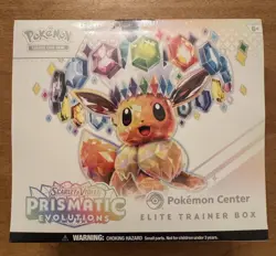 Prismatic Evolutions Pokemon Center Elite Trainer Box. Factory Sealed ETB - Image 1