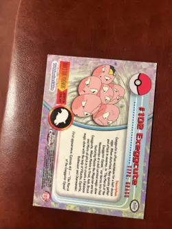Exeggcute 2000 Topps Chrome Pokemon TV Animation Edition Series 2 Foil #102 LP - Image 2