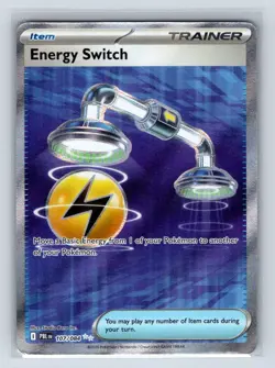 Energy Switch 107/084 Ultra Rare Pitch Black Pokemon Holo Near Mint - Image 1
