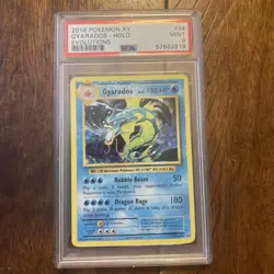 Pokemon Evolutions Xy Gyarados 34/108 Holo PSA 9 Mint - Image 1