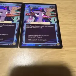 My Little Pony surprise party! #6 f Foil CCG card Hasbro Lot of 3 - Image 4
