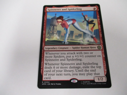 Magic the Gathering Spider-Man MTG Spinneret and Spiderling Card #0094 - Image 1