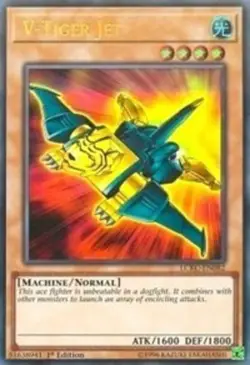 V-Tiger Jet - LCKC-EN082 - Ultra Rare - 1st Edition - Lightly Played - Image 1