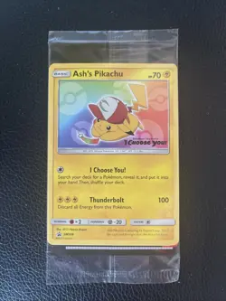 Pokemon Ash's Pikachu - SM108 - Promo Choose You Movie Card SEALED - Image 1