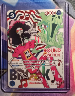 Round 1 Brook English One Piece Promo Op11-056 - Image 1