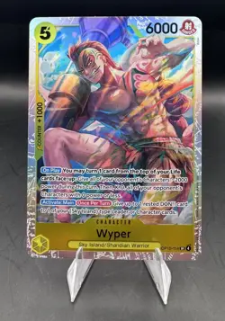 Wyper OP15-114 SR English One Piece Card Game Bandai Super Rare NM - Image 1