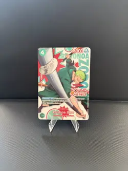 Round 1 One Piece Roronoa Zoro Promo ENGLISH GEM MINT - Image 1
