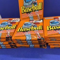 Donruss 1984 Baseball Puzzle and Cards Sealed Pack Lot 16 Packs Of 16 Cards - Image 3