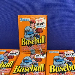 Donruss 1984 Baseball Puzzle and Cards Sealed Pack Lot 16 Packs Of 16 Cards - Image 4