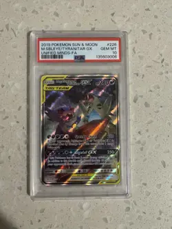 Pokemon TCG Mega Sableye & Tyranitar GX PSA 10 #226/236 Unified Minds - Image 1