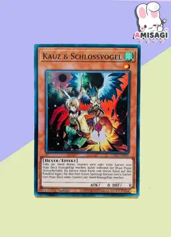 Yu-Gi-Oh Kauz & Schlossvogel RA02-DE006 Trading Card TCG German - Image 1