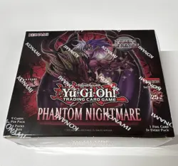 Konami Yu-Gi-Oh! TCG Phantom Nightmare English Booster Box 24 Packs 216 Cards - Image 1