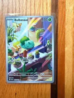 Pokemon TCG card: Bulbasaur 143/142 Stellar Crown rare Holo - Image 1