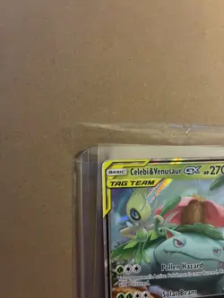 Pokemon TCG Celebi & Venusaur GX 1/181 Sm-Team Up Tag Team Holo Ultra Rare Card - Image 3