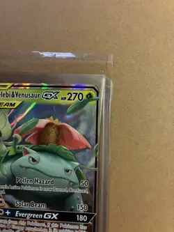 Pokemon TCG Celebi & Venusaur GX 1/181 Sm-Team Up Tag Team Holo Ultra Rare Card - Image 4