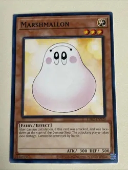 Yugioh - Marshmallon x 3 - NM - Plus Free Holographic Card - B - Image 3