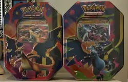 Pokemon Trading Card Game Charizard & Mega Charizard X & Y TIN READY TO SHIP - Image 1