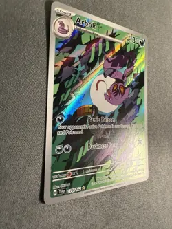 Arbok 176/162 ILLUSTRATION RARE Temporal Forces HOLO NM Pokemon Card - Image 4