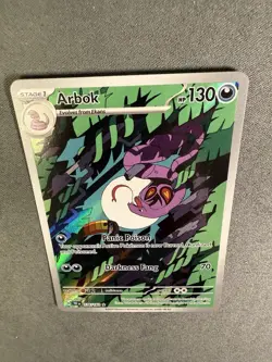 Arbok 176/162 ILLUSTRATION RARE Temporal Forces HOLO NM Pokemon Card - Image 5