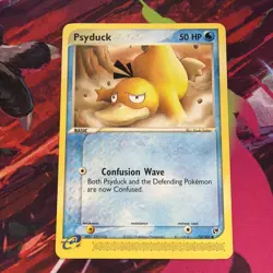 Pokemon EX Sandstorm 2006 Psyduck Card 73/100 Regular VINTAGE E-READER - Image 1