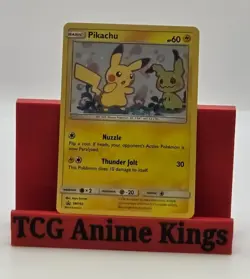 Pokemon 2019 Pikachu SM162 Sun & Moon Black Star Promo Holo Card TCG - Image 1