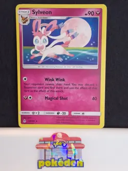 Pokemon TCG Sylveon Forbidden Light 87/131 Non-Holo Rare Card NM - Image 1